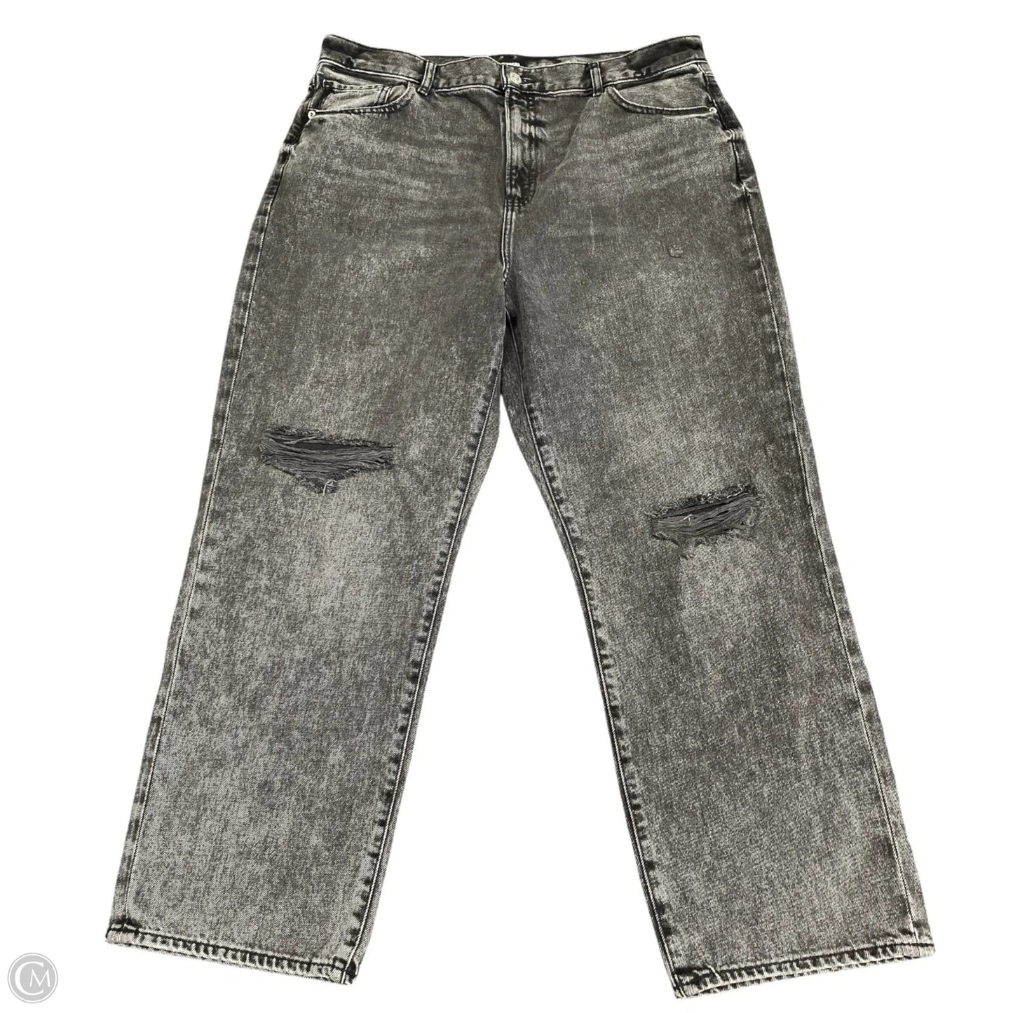 Jeans Straight By Express In Black, Size: 16l