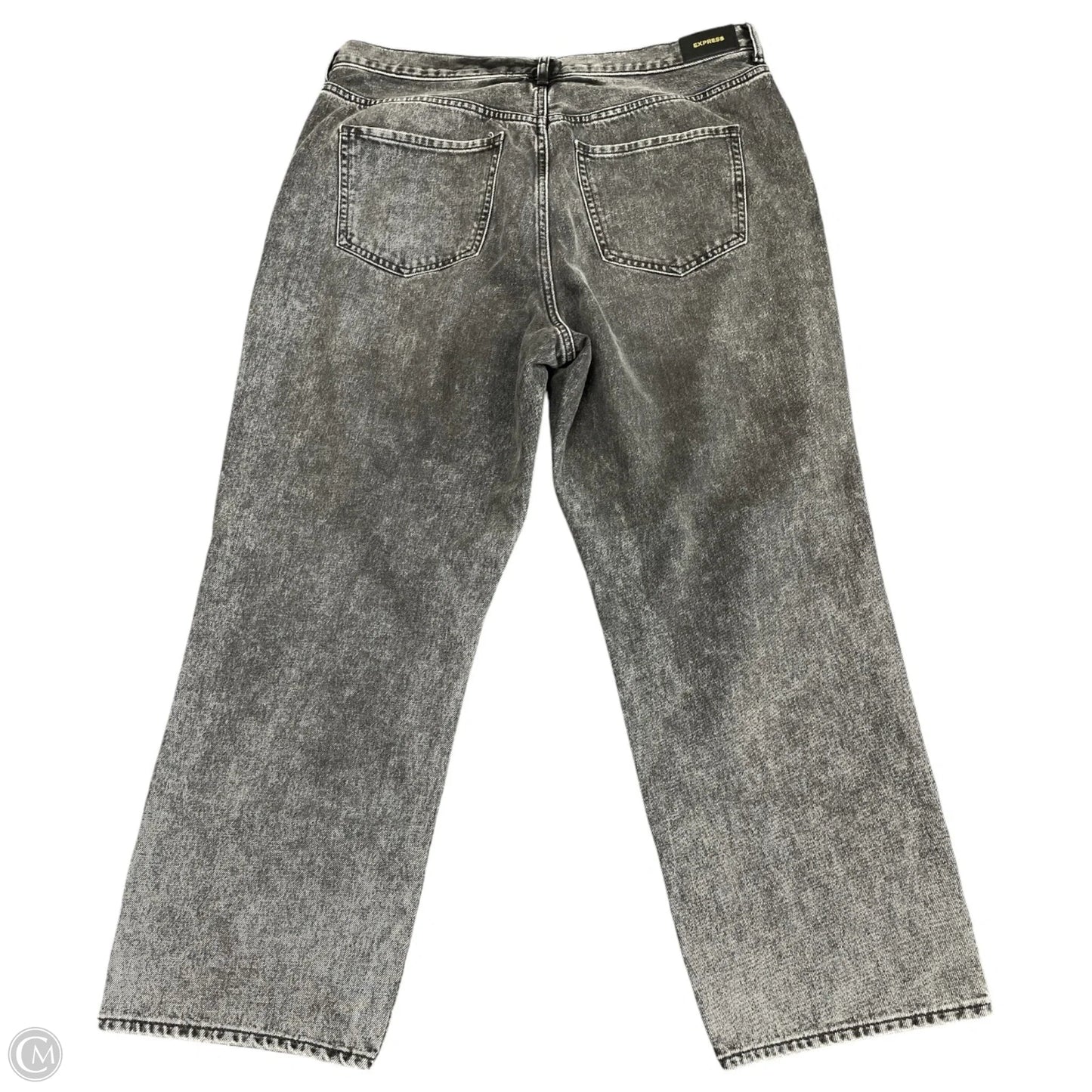 Jeans Straight By Express In Black, Size: 16l