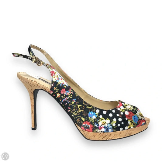 Shoes Heels Stiletto By Clothes Mentor In Floral Print, Size: 12
