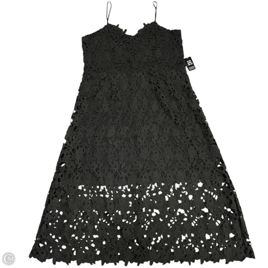 Dress Casual Midi By Express In Black, Size: Xl