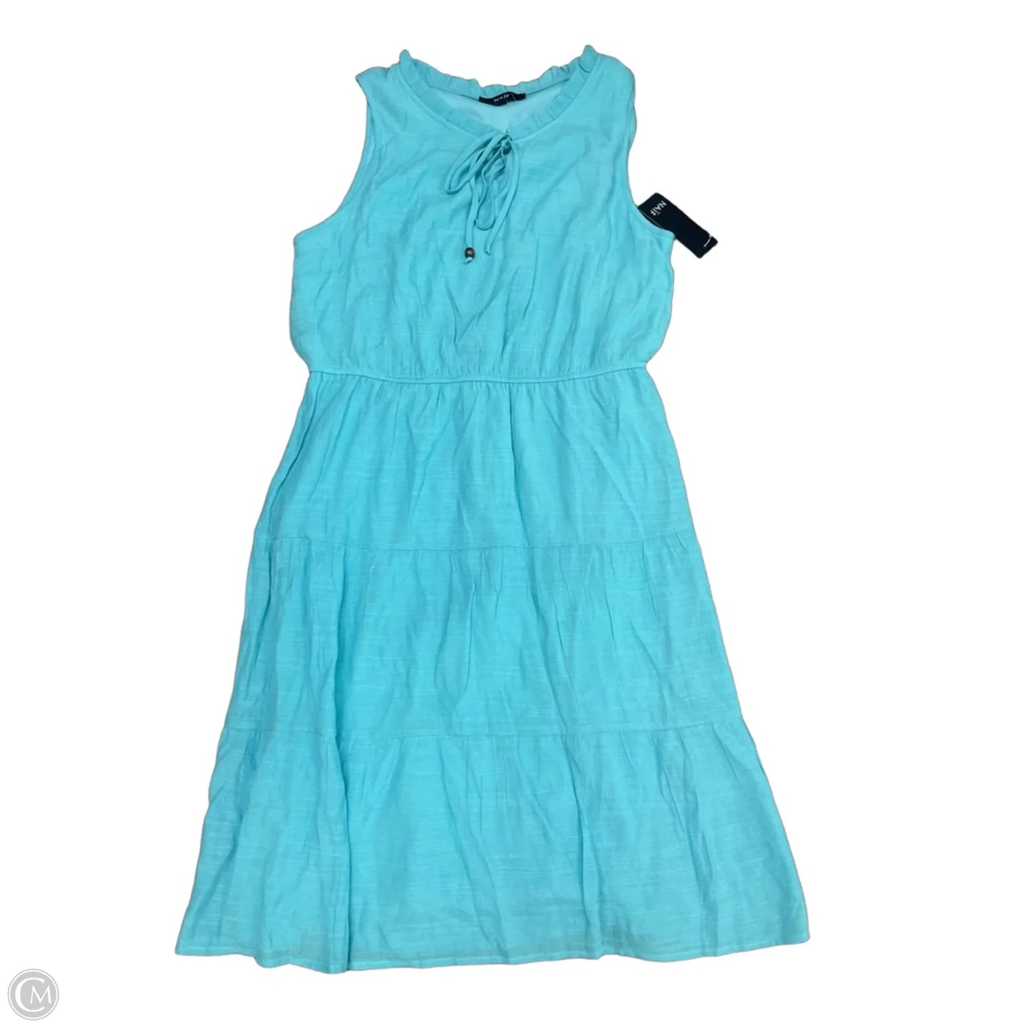 Dress Casual Midi By Naif In Blue, Size: Xl