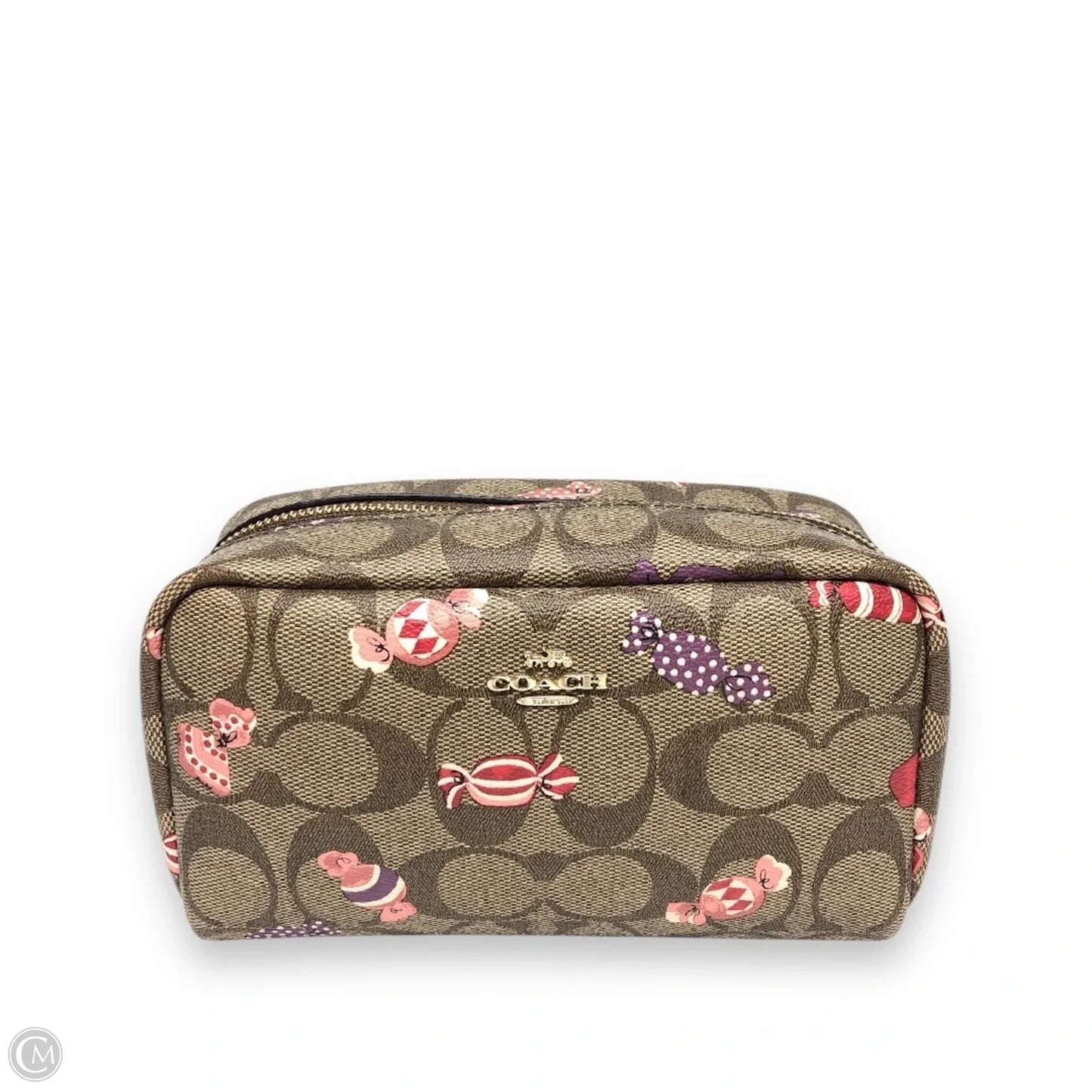 Makeup Bag Designer By Coach, Size: Small