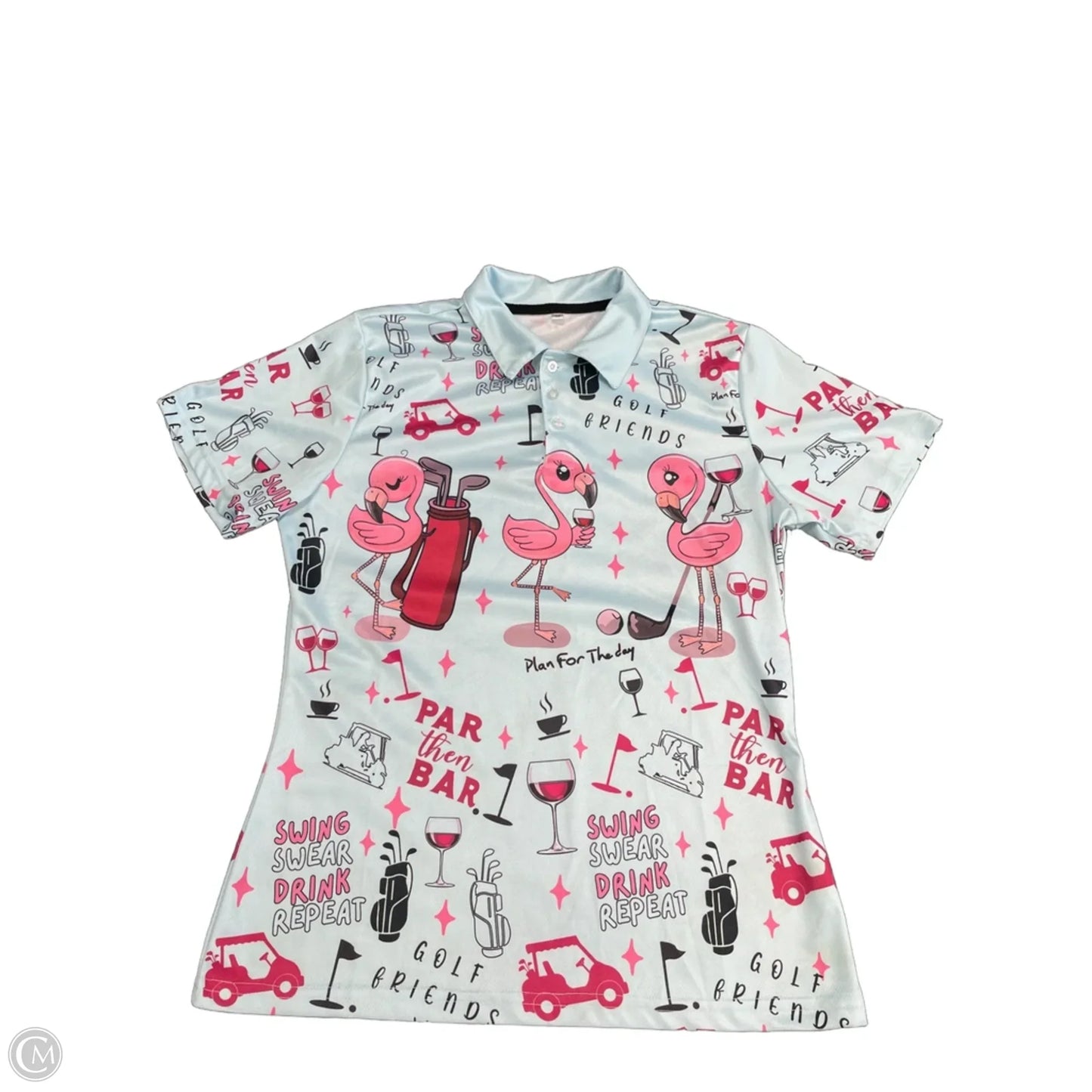 Top Short Sleeve By Clothes Mentor In Blue, Size: M