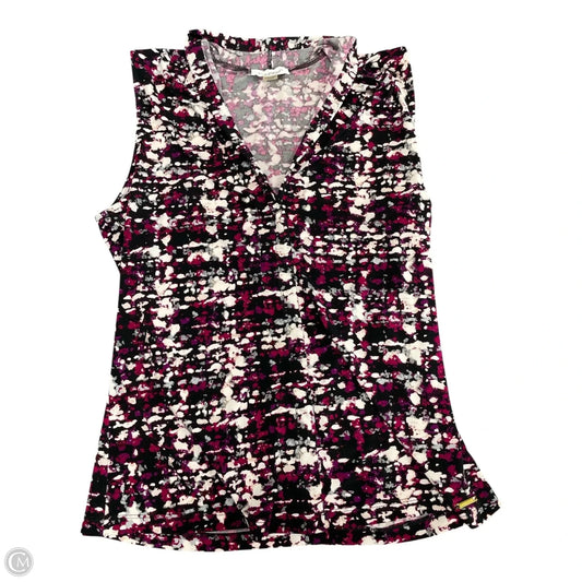 Top Sleeveless By Calvin Klein In Purple, Size: M