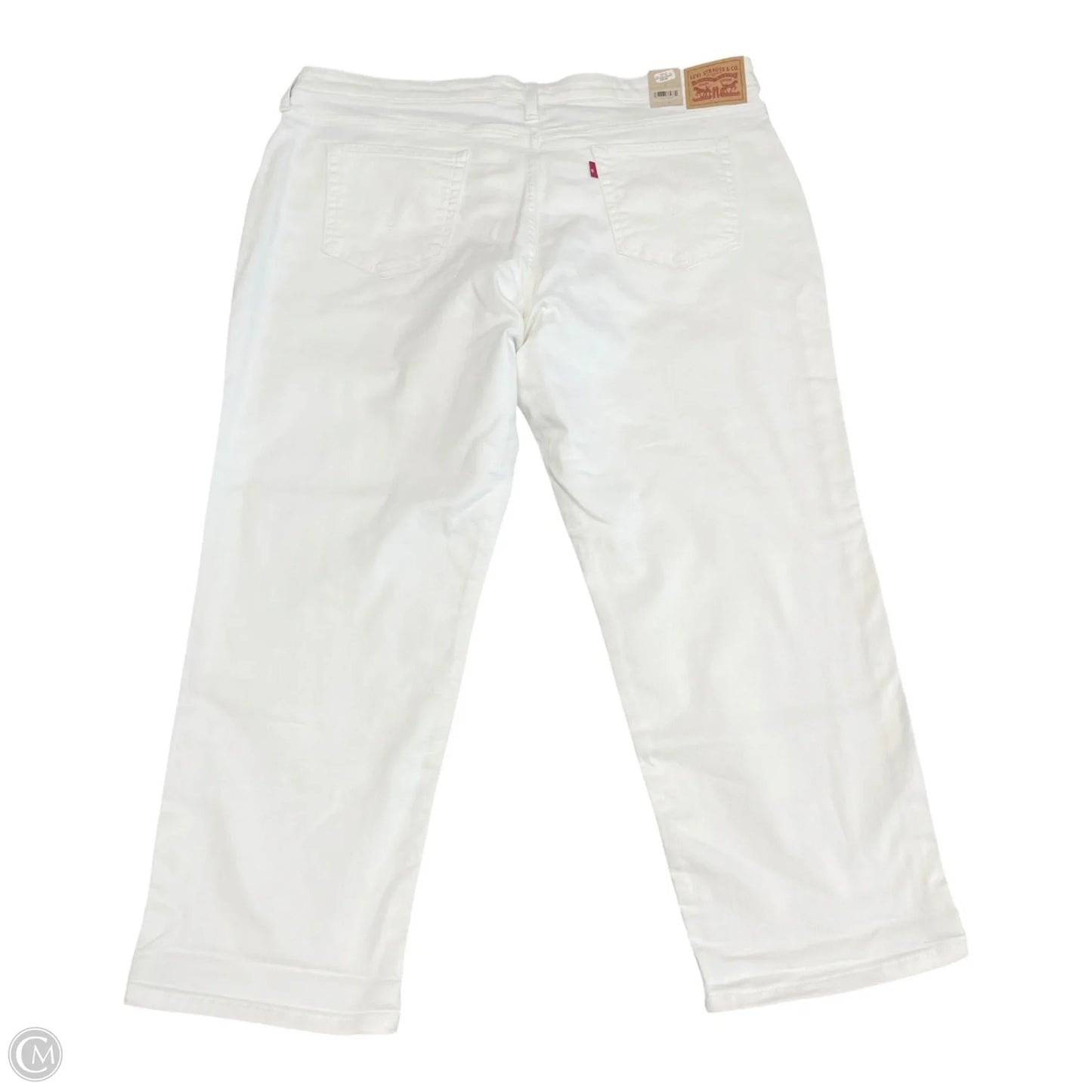 Jeans Boyfriend By Levis In White, Size: 24