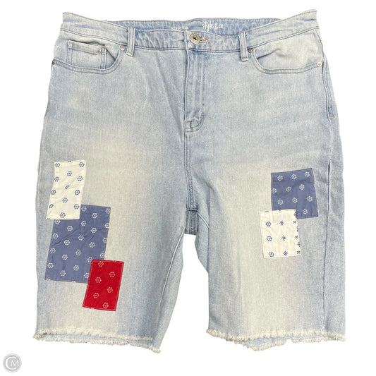 Shorts By Style And Company In Blue, Size: 14