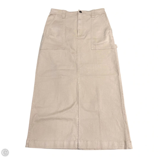 Skirt Midi By Loft In Beige, Size: 4