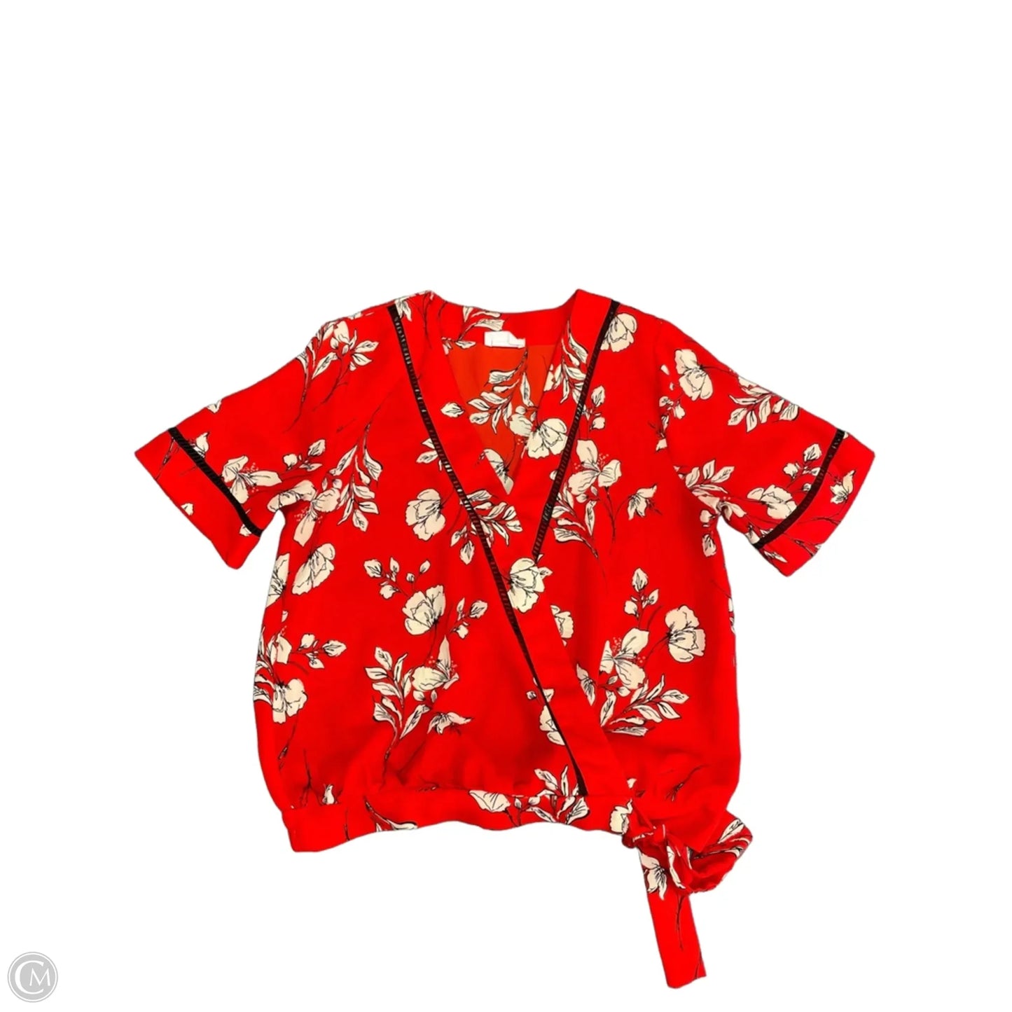 Top Short Sleeve By Sienna Sky In Red, Size: S