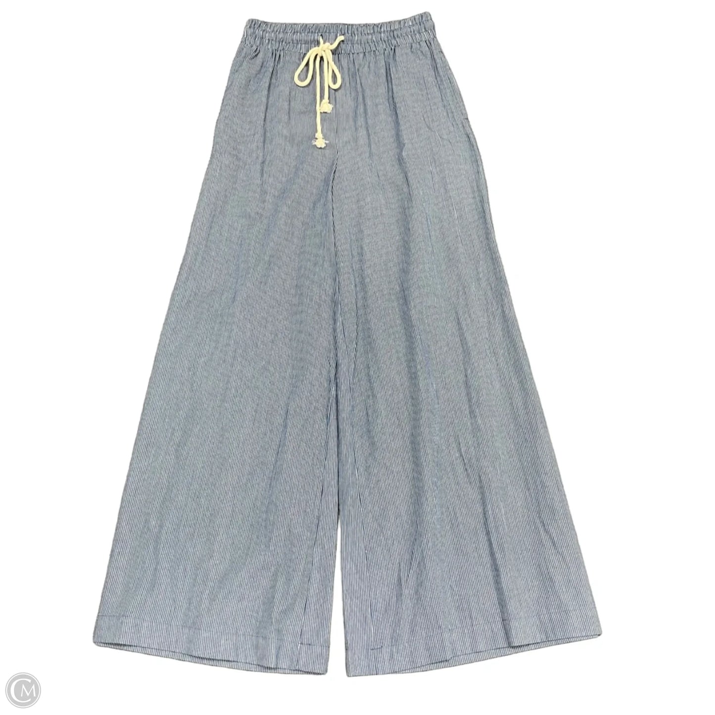Pants Wide Leg By Ee Some In Blue, Size: S