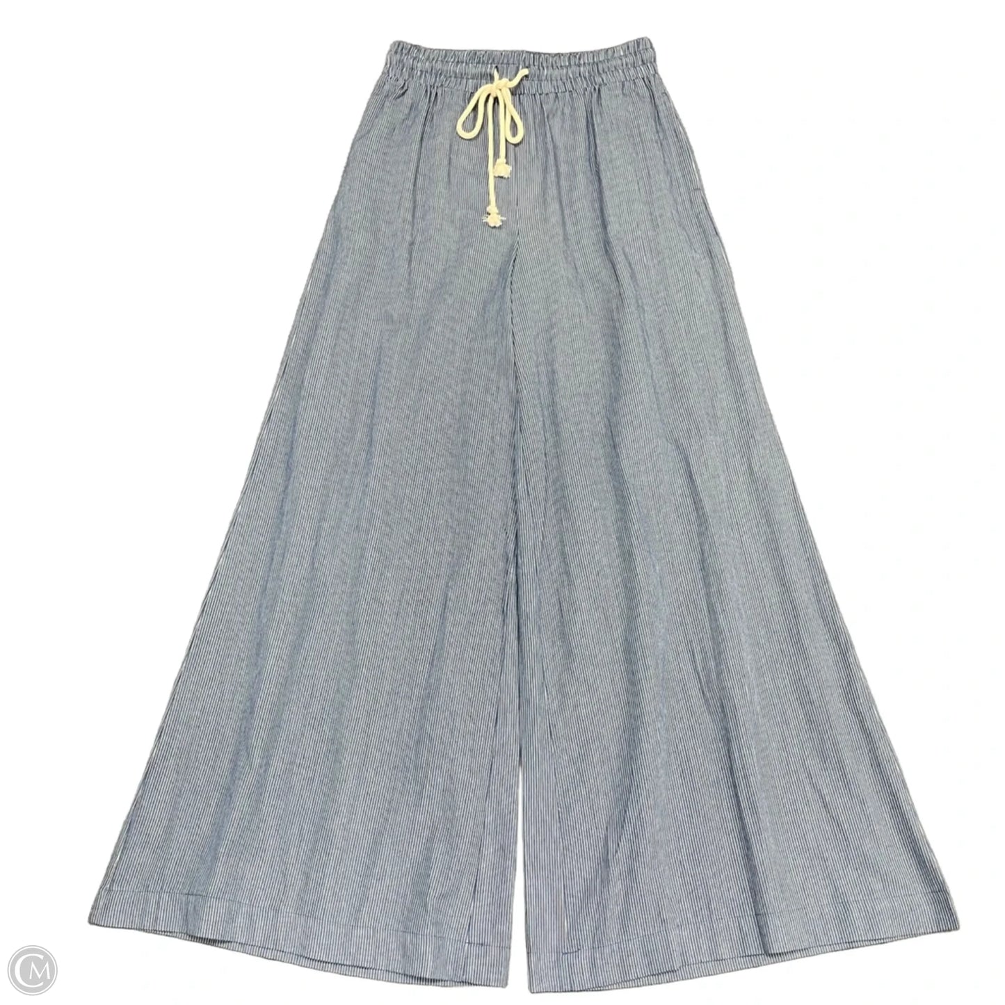 Pants Wide Leg By Ee Some In Blue, Size: M