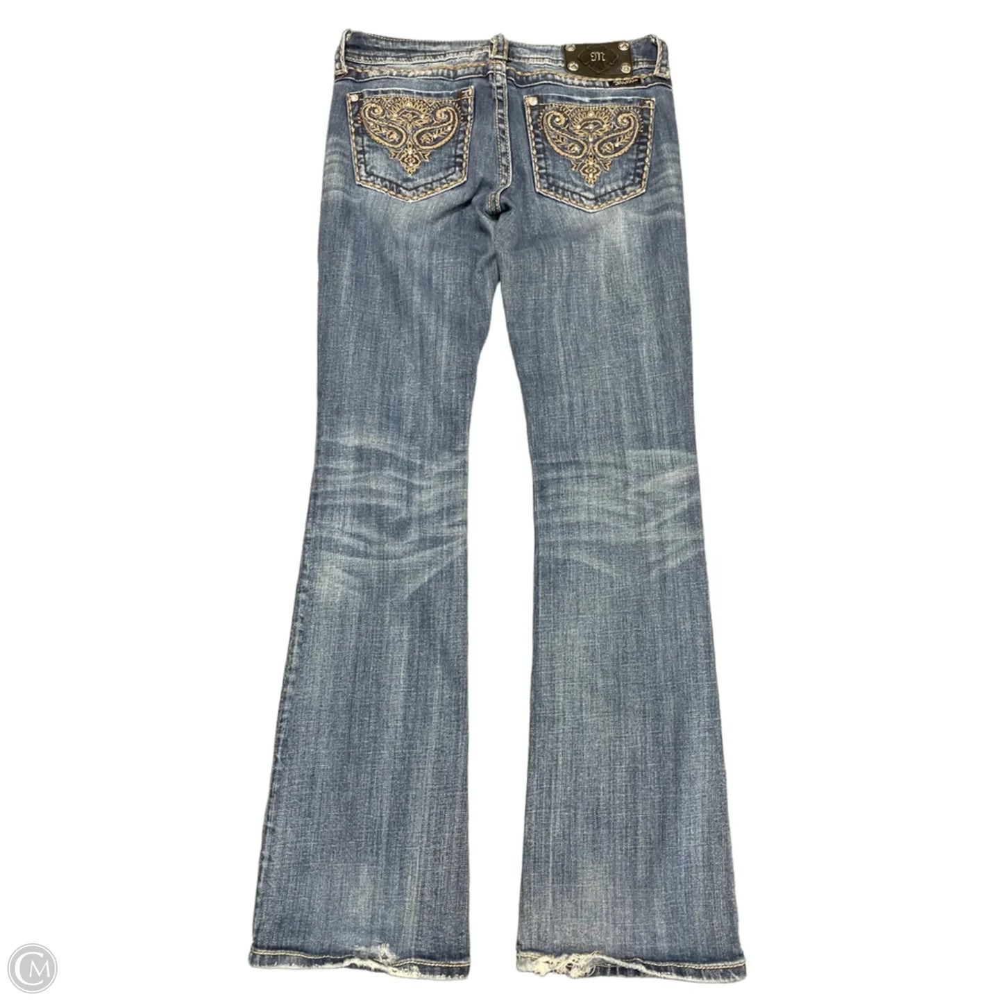 Jeans Boot Cut By Miss Me In Blue Denim, Size: 8
