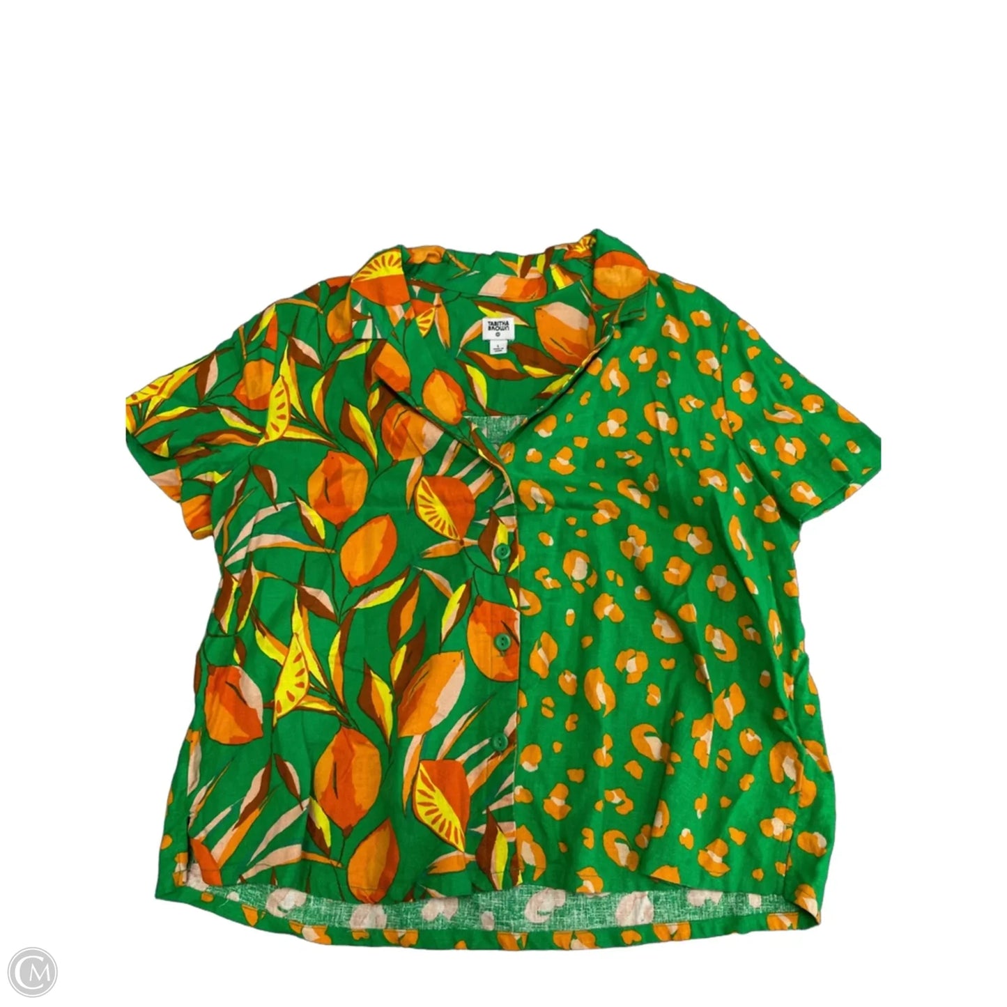 Top Short Sleeve By Target-designer In Green, Size: L