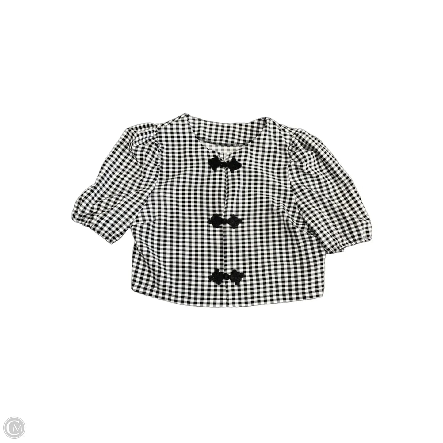 Pants Set 2pc By Shein In Black & White, Size: L