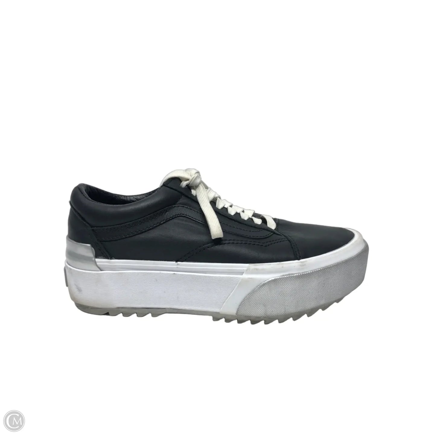 Shoes Sneakers By Vans In Black, Size: 8