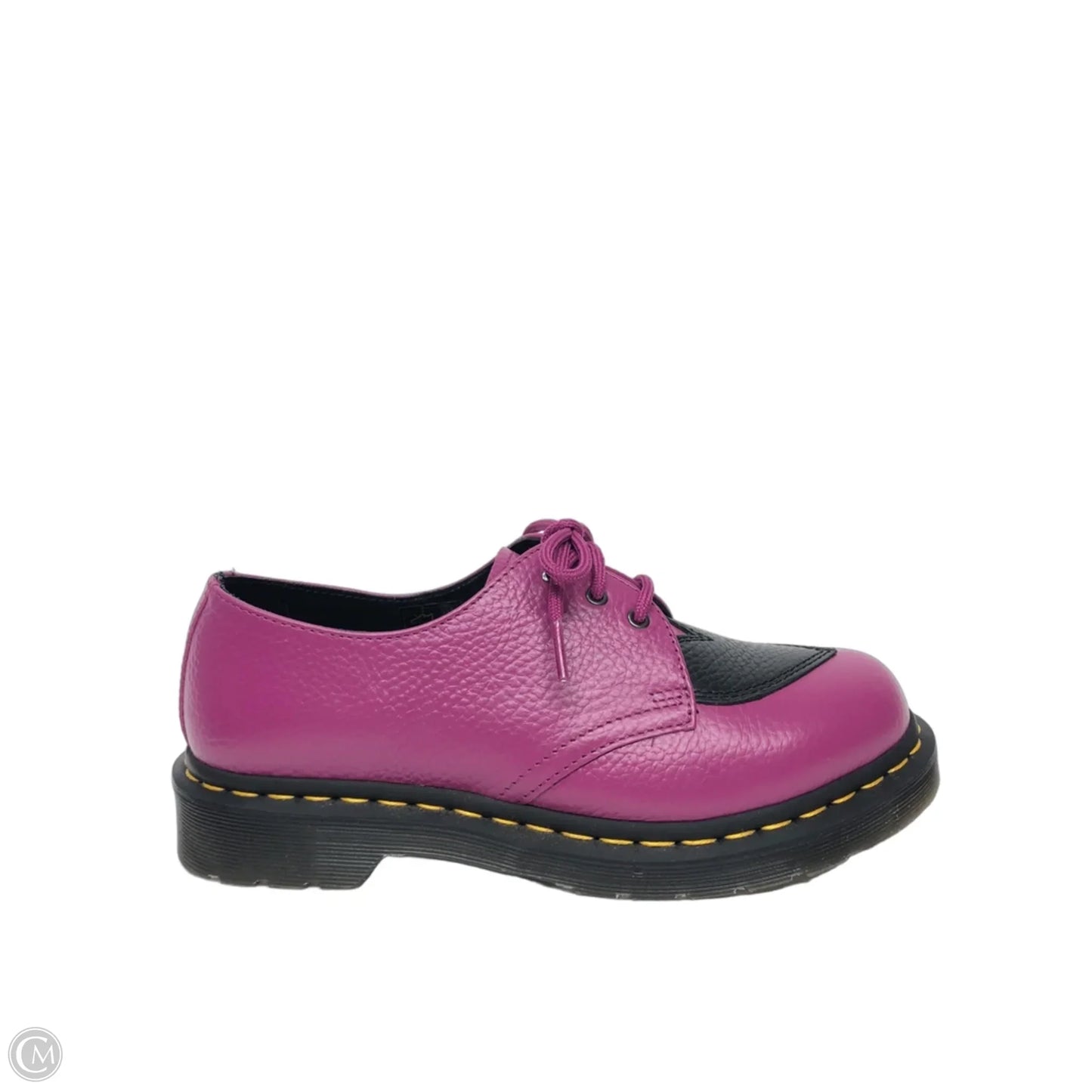Shoes Heels Platform By Dr Martens In Purple, Size: 8