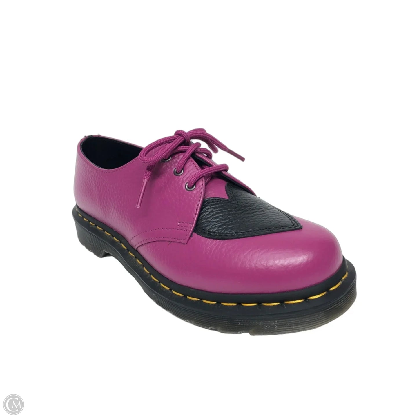 Shoes Heels Platform By Dr Martens In Purple, Size: 8