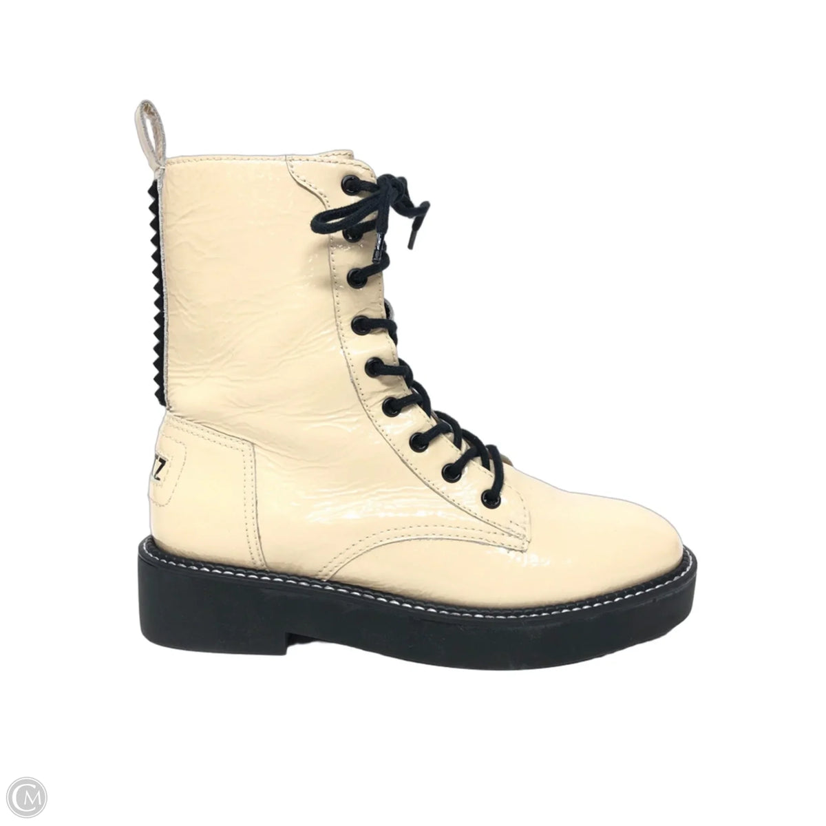 Boots Combat By Schutz In Cream, Size: 7.5