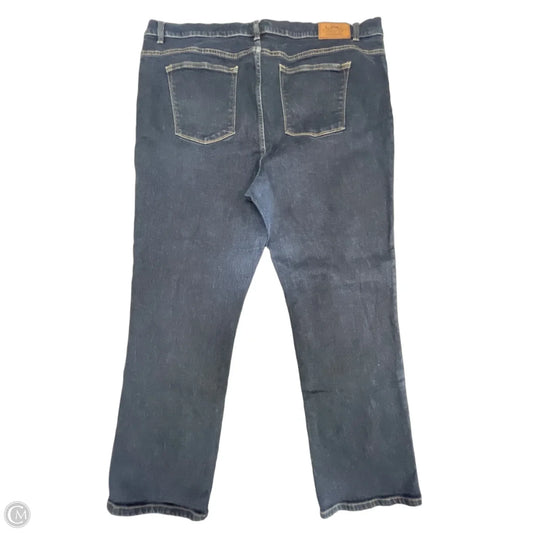 Jeans Straight By Lauren By Ralph Lauren In Blue, Size: 20
