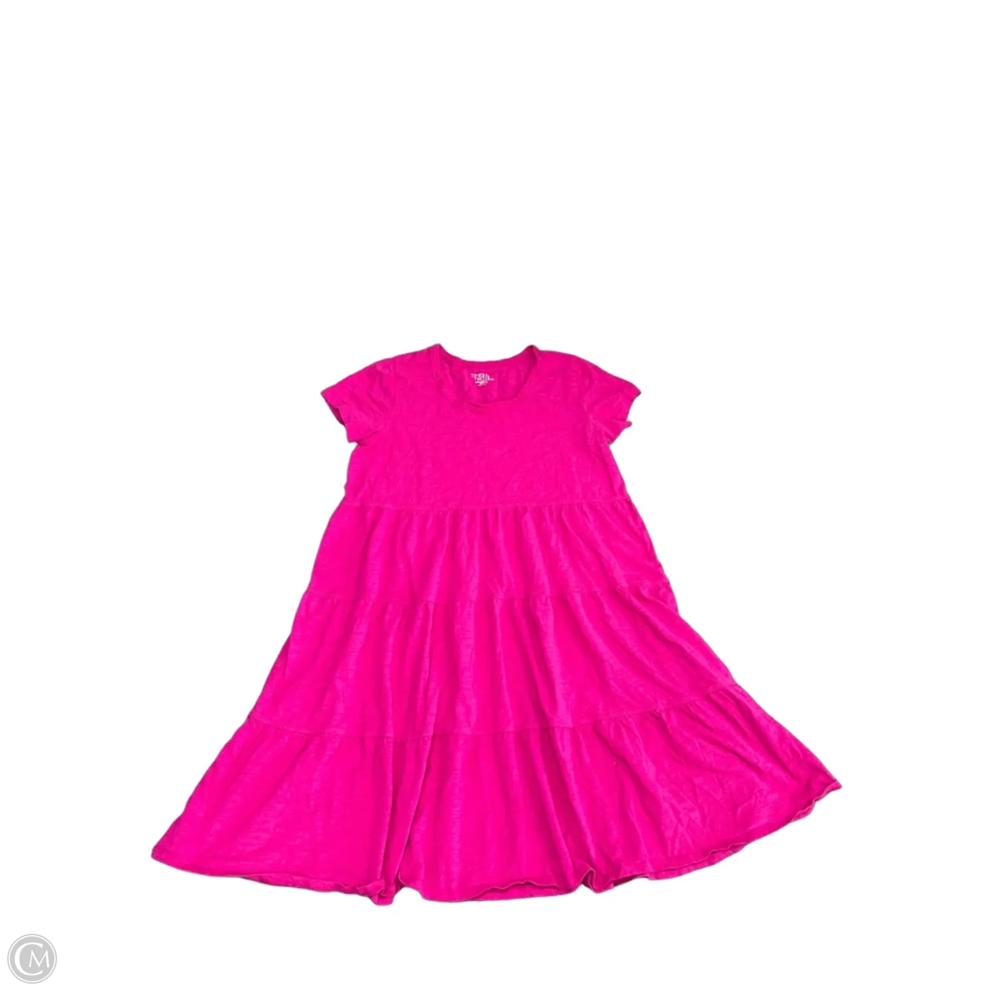 Dress Casual Short By Time And Tru In Pink, Size: L