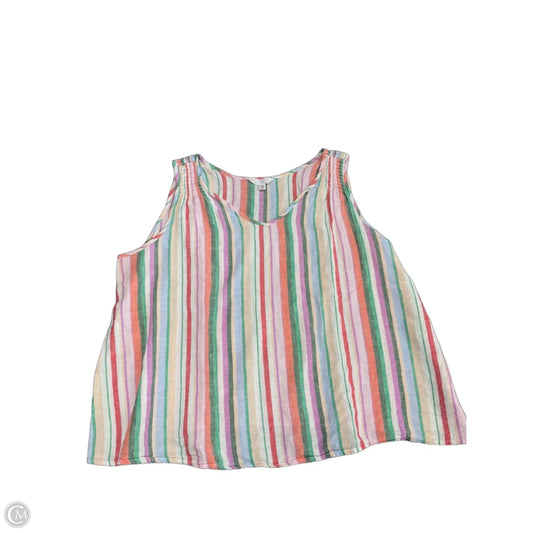 Top Short Sleeve By Time And Tru In Multi-colored, Size: Xxl