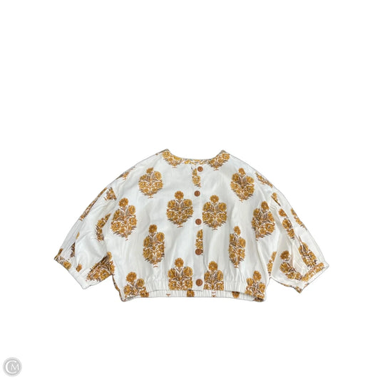 Top 3/4 Sleeve By Ivy Jane In White, Size: S