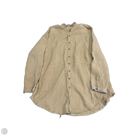 Tunic Long Sleeve By We The Free In Brown, Size: M