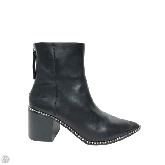 Boots Ankle Heels By Steve Madden In Black, Size: 9