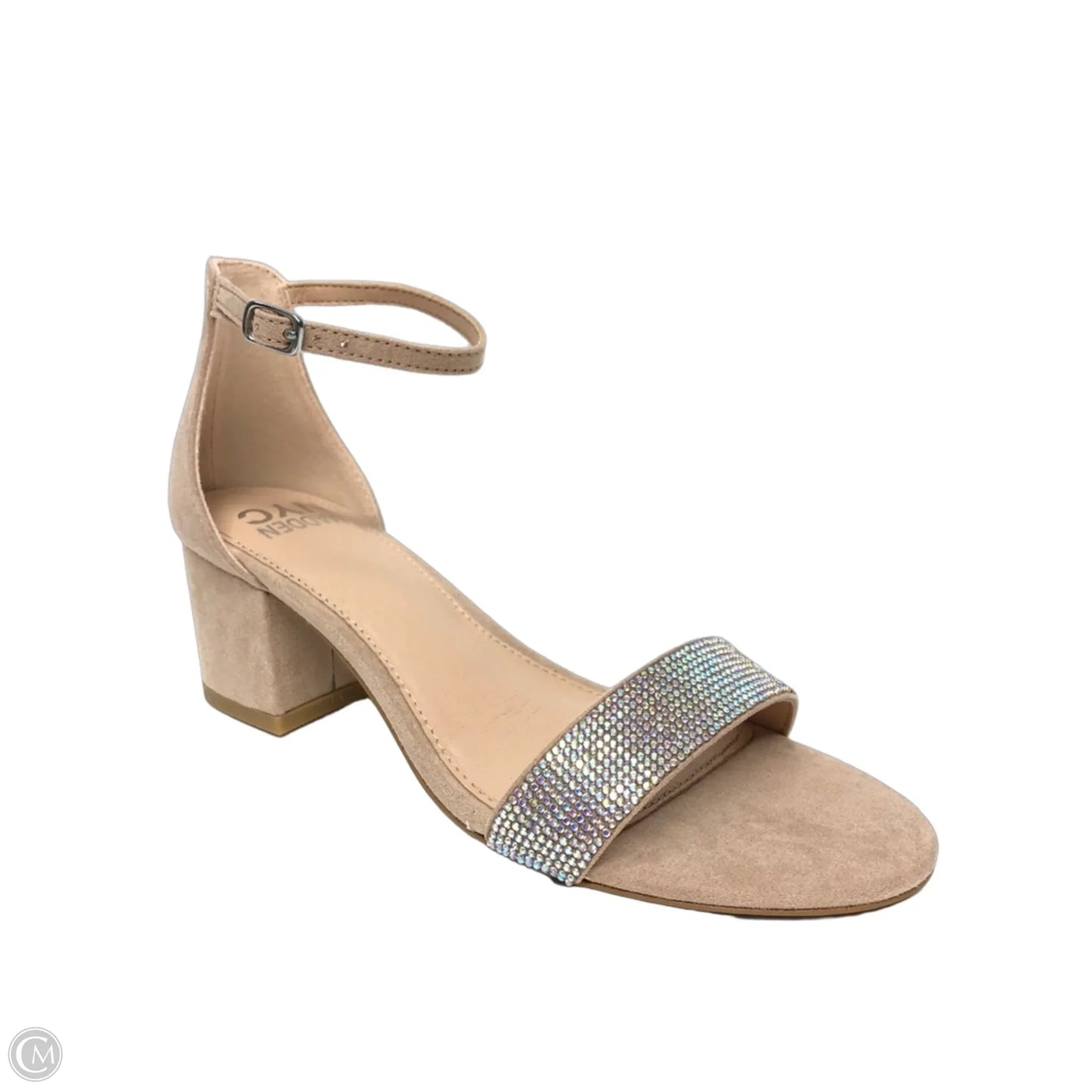 Sandals Heels Block By Madden Nyc In Pink, Size: 7
