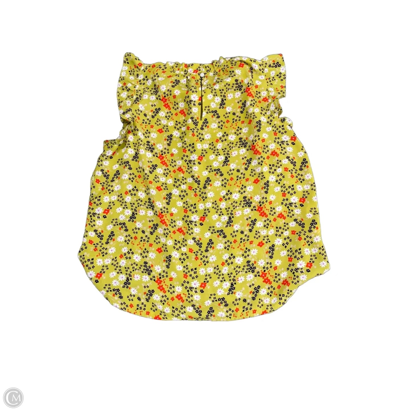 Top Short Sleeve By Loft In Green, Size: L