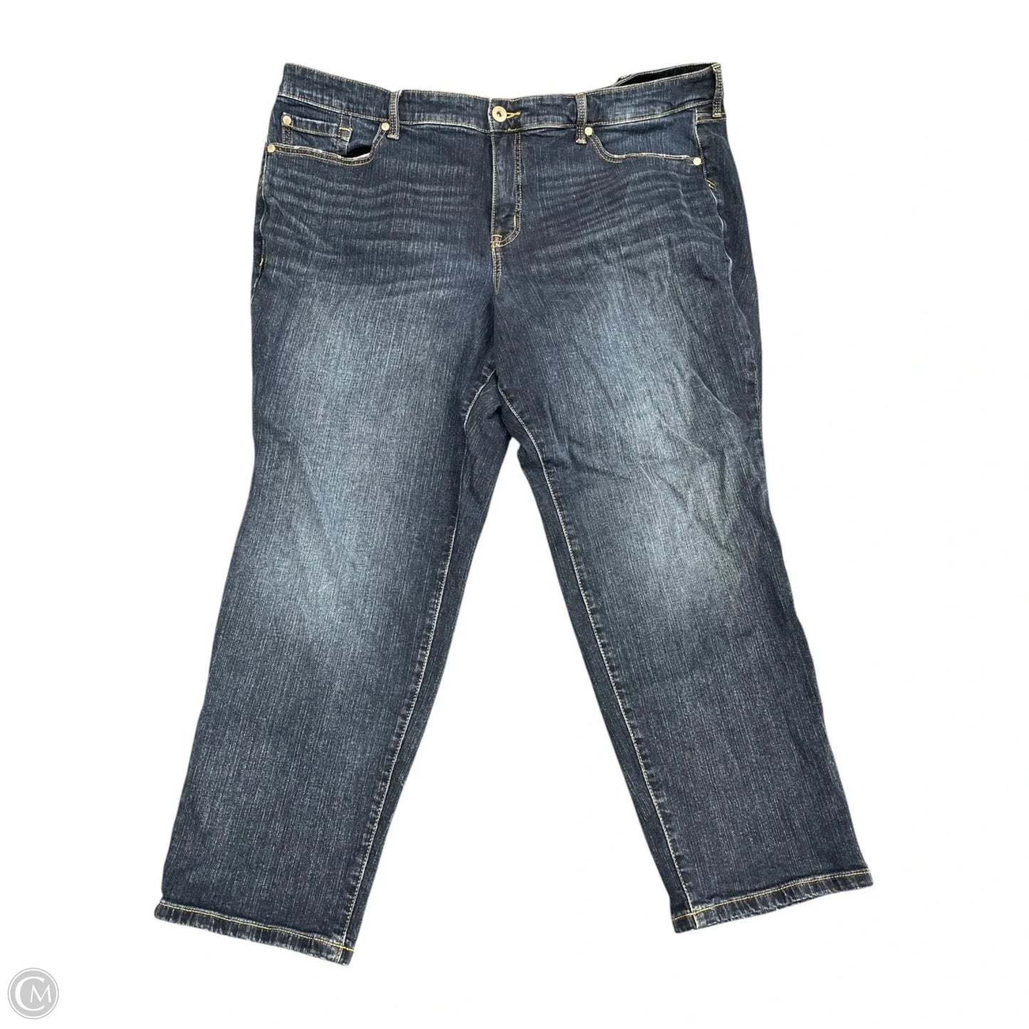 Jeans Boyfriend By Torrid In Blue, Size: 24