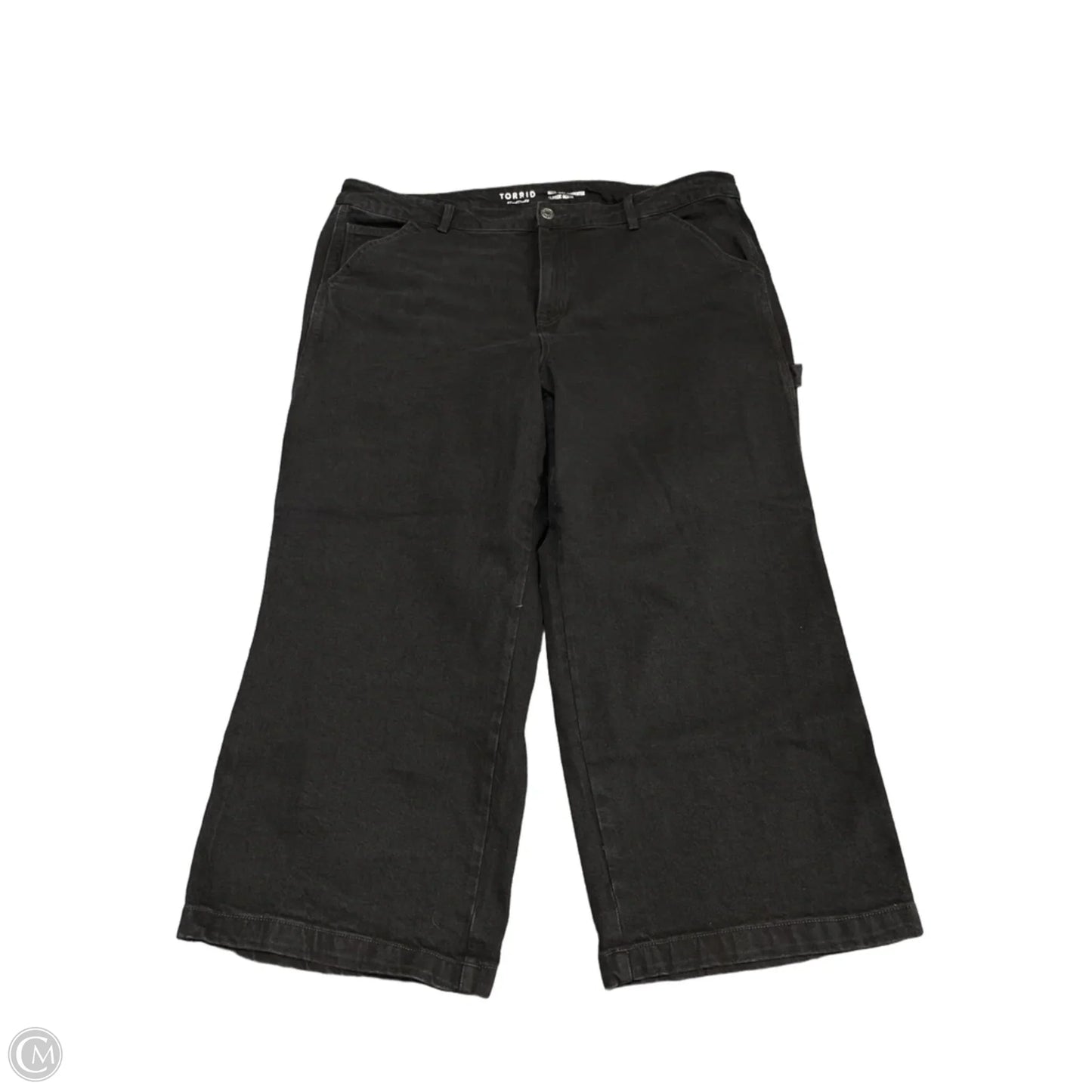 Jeans Wide Leg By Torrid In Black, Size: 22