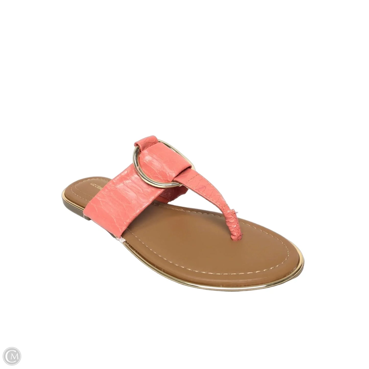 Sandals Flats By Liz Claiborne In Coral, Size: 7