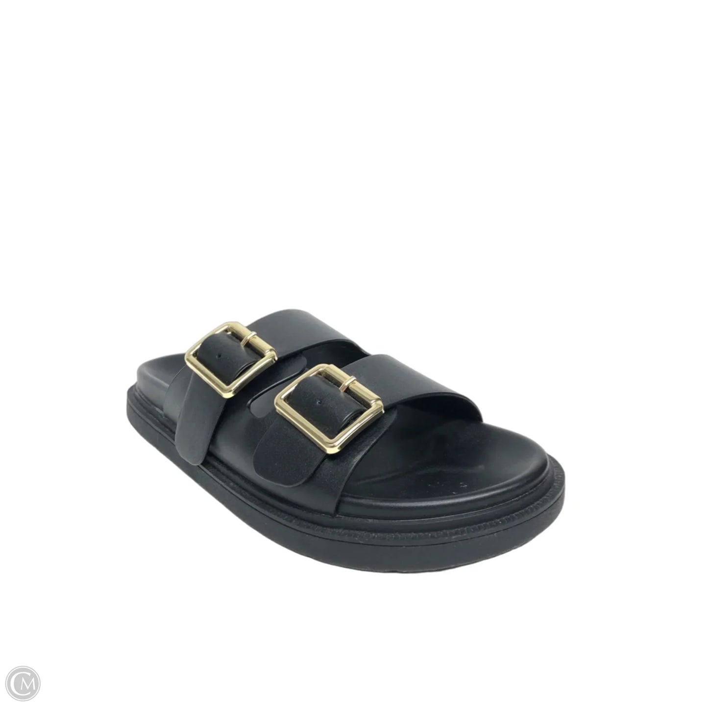 Sandals Heels Platform By Banana Republic In Black, Size: 8