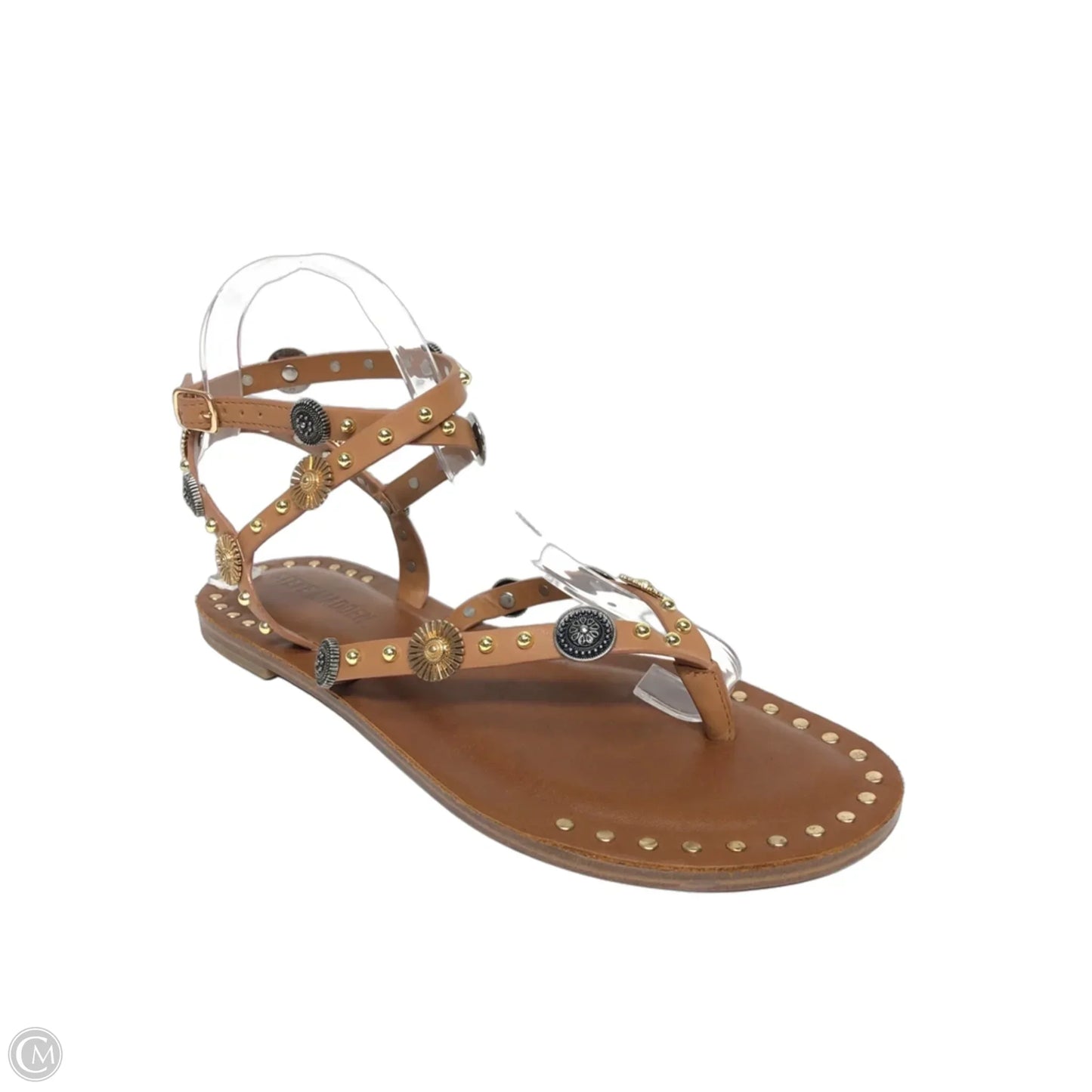 Sandals Flats By Steve Madden In Brown, Size: 8.5