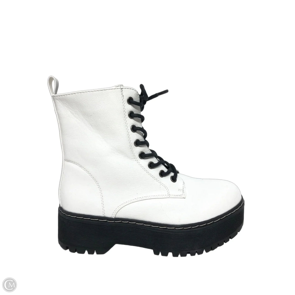 Boots Combat By Sincerely Jules In White, Size: 8