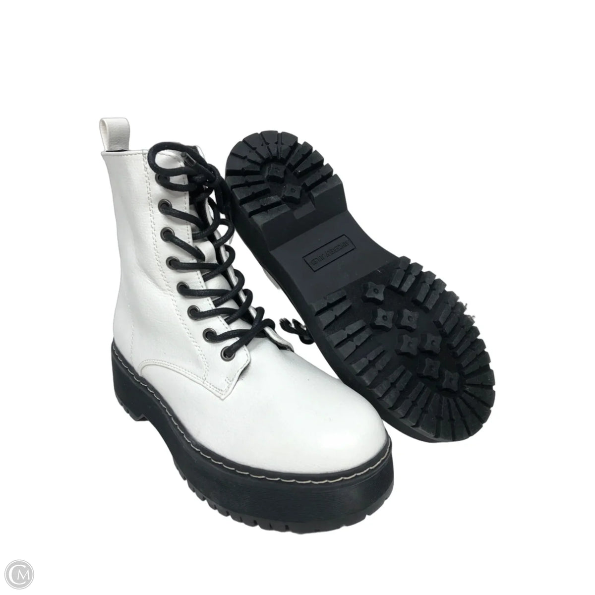 Boots Combat By Sincerely Jules In White, Size: 8