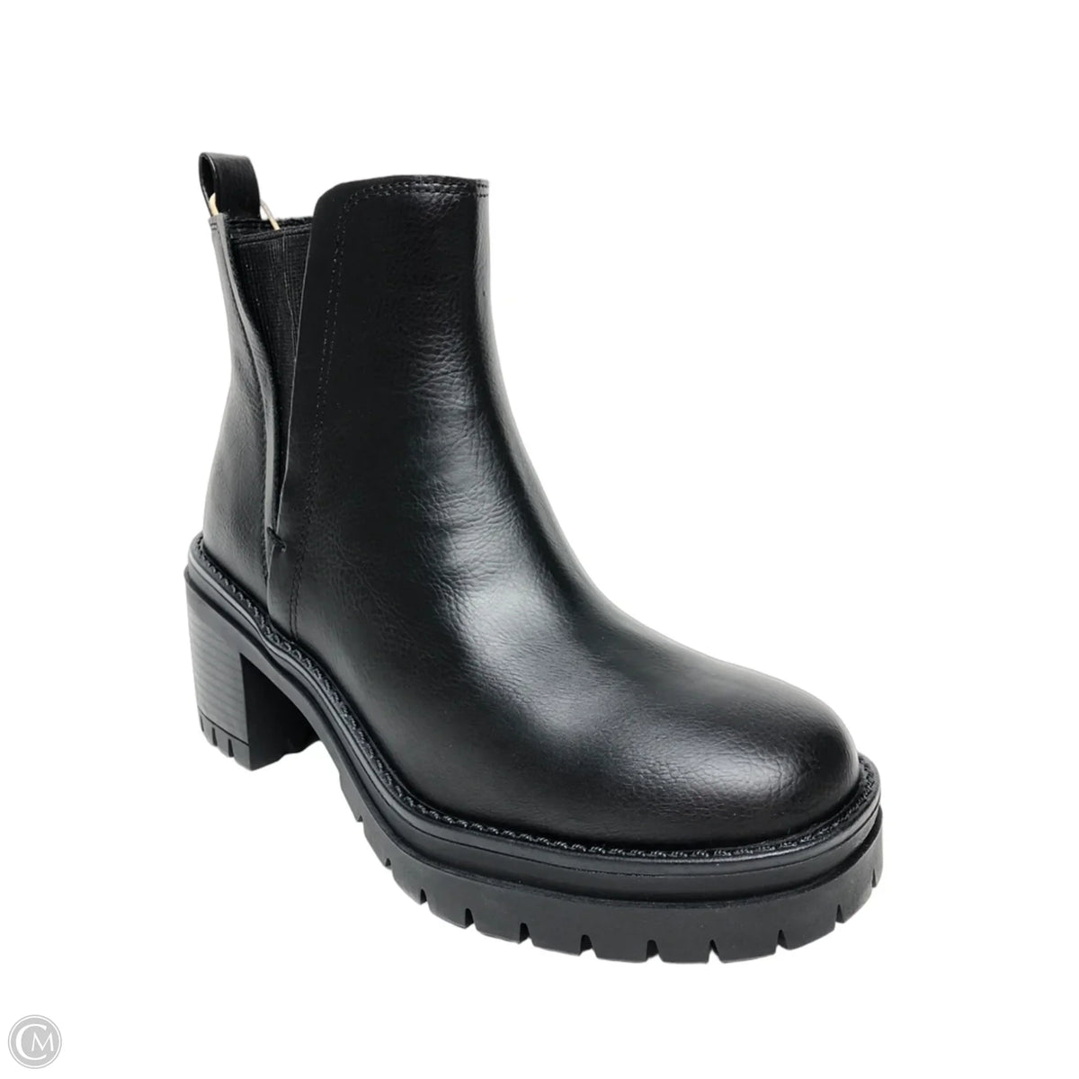 Boots Ankle Heels By Mia In Black, Size: 8
