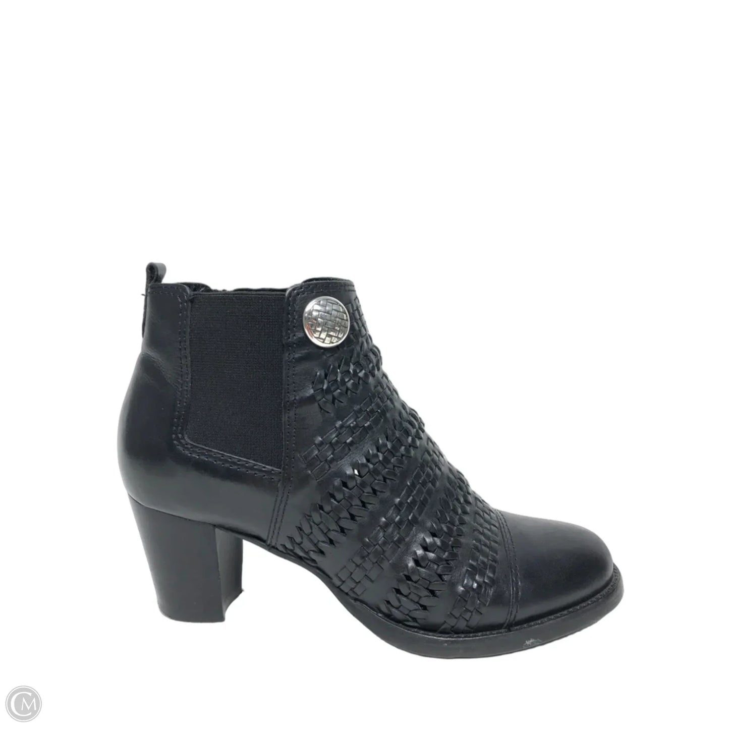 Boots Ankle Heels By Brighton In Black, Size: 6