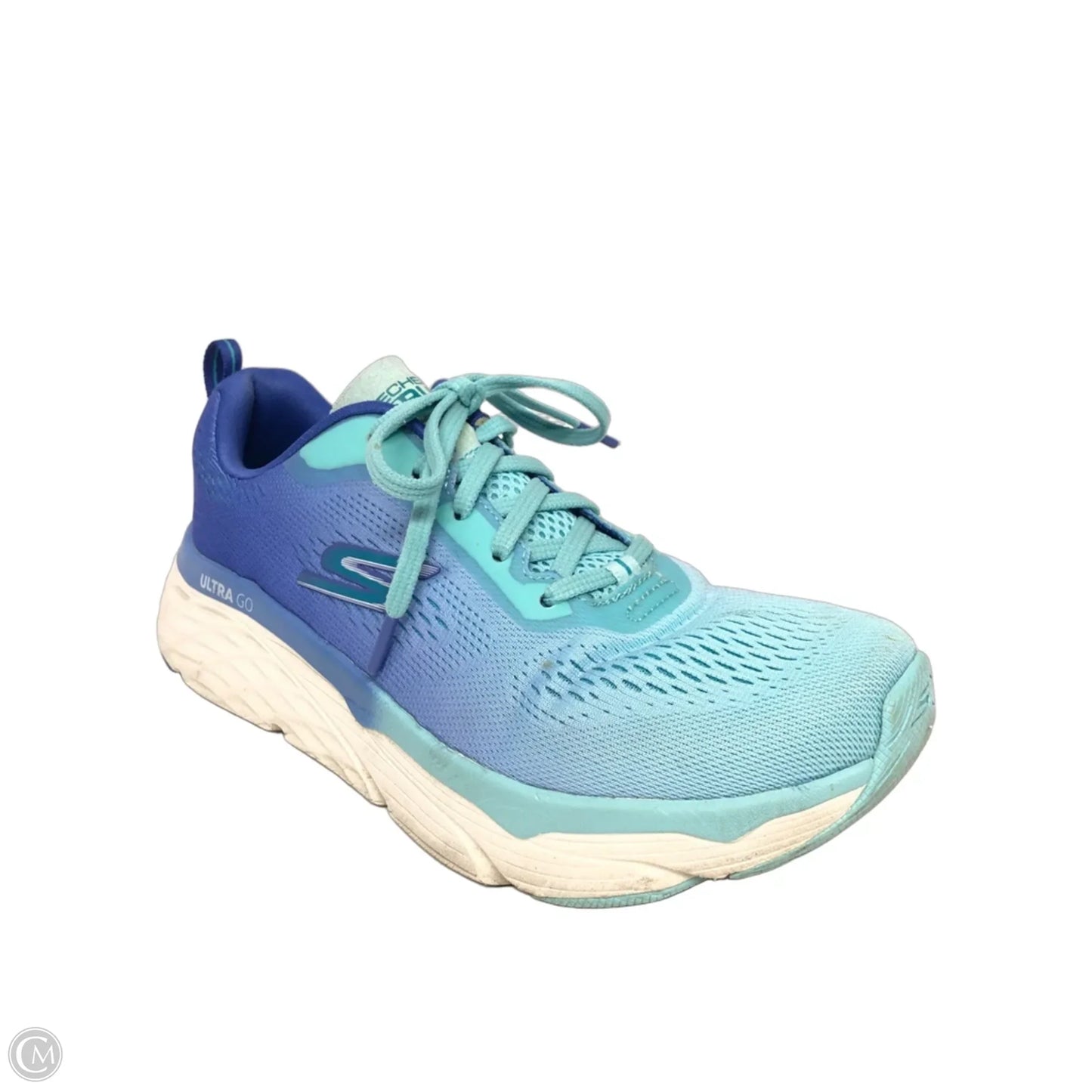 Shoes Athletic By Skechers In Blue Denim, Size: 7.5