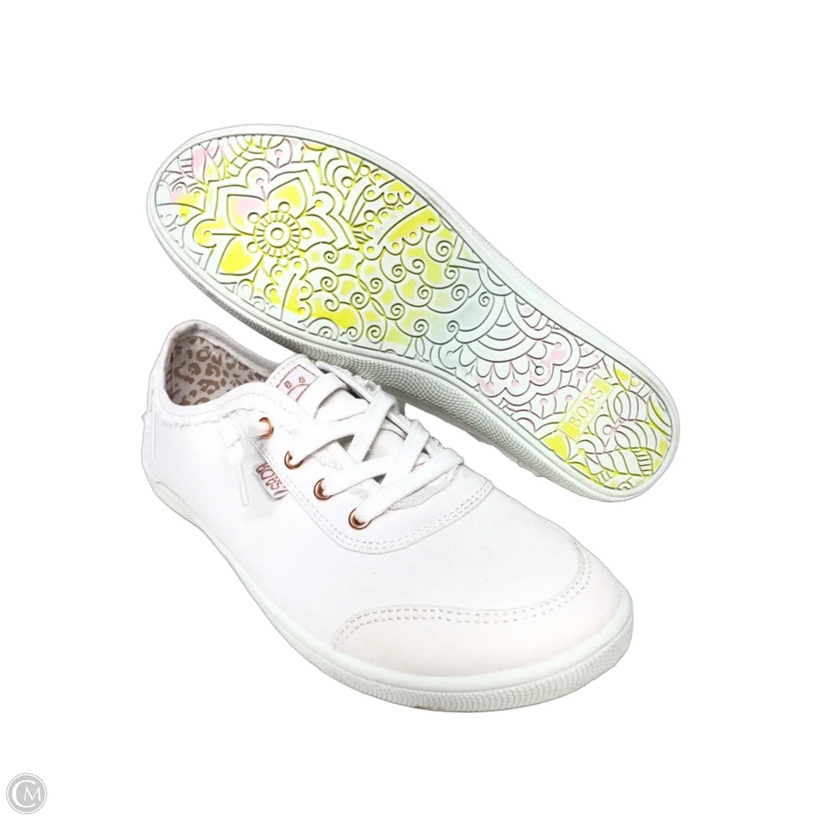 Shoes Sneakers By Bobs In White, Size: 9.5