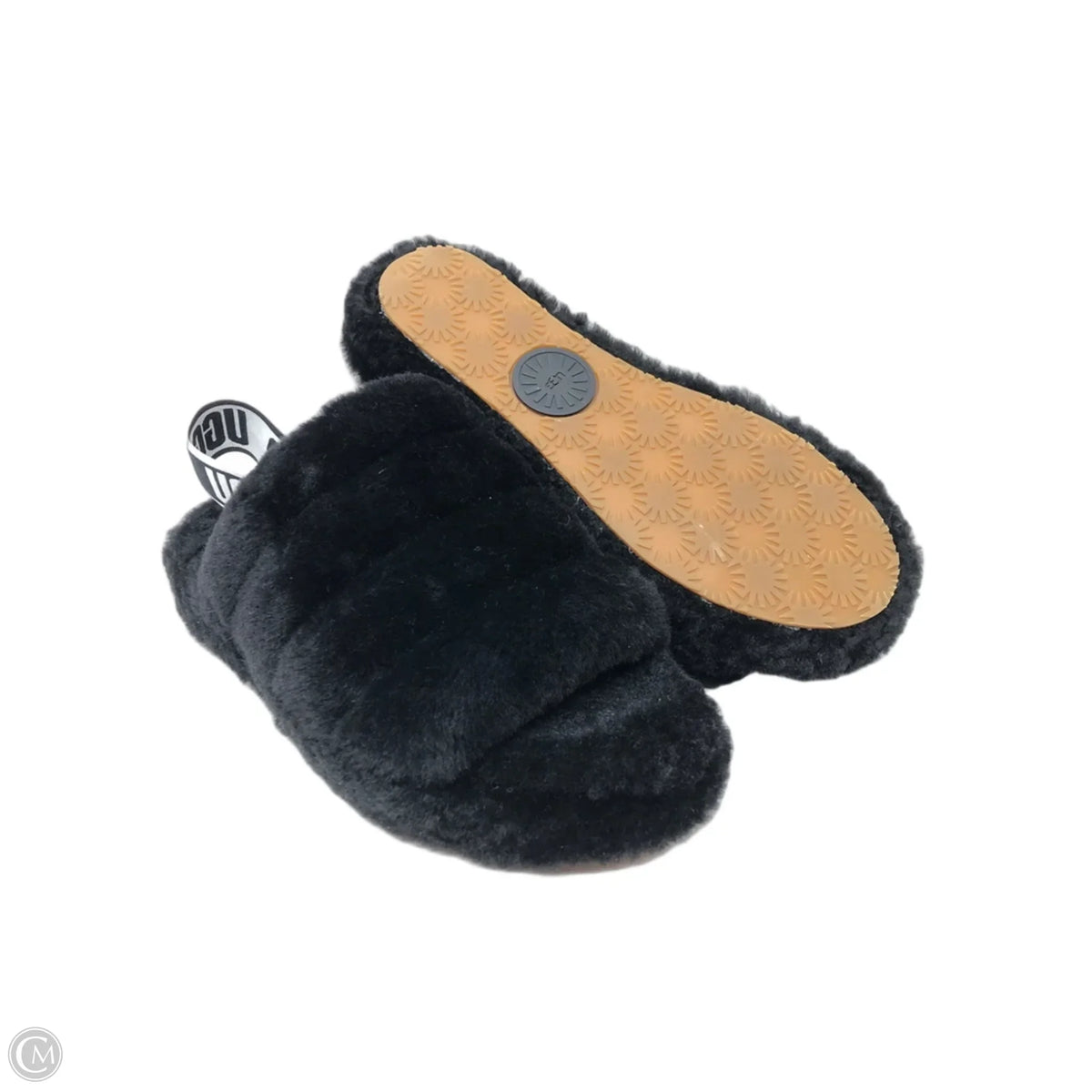 Sandals Heels Platform By Ugg In Black, Size: 8
