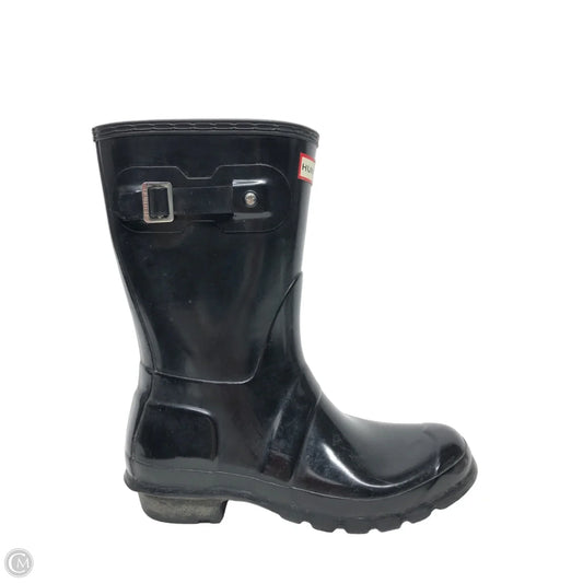 Boots Rain By Hunter In Black, Size: 9