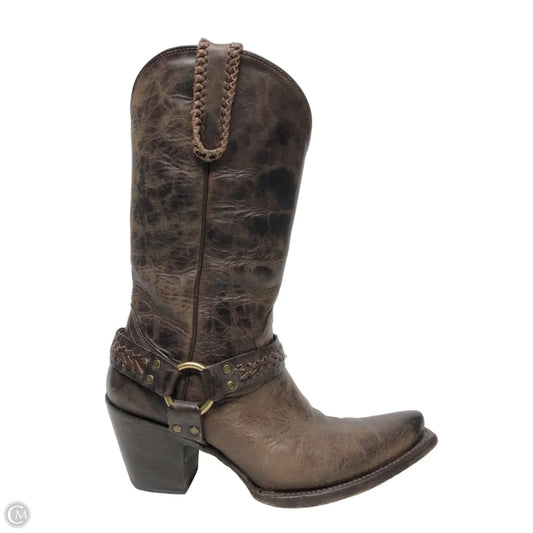 Boots Western By Cmc In Brown, Size: 8.5
