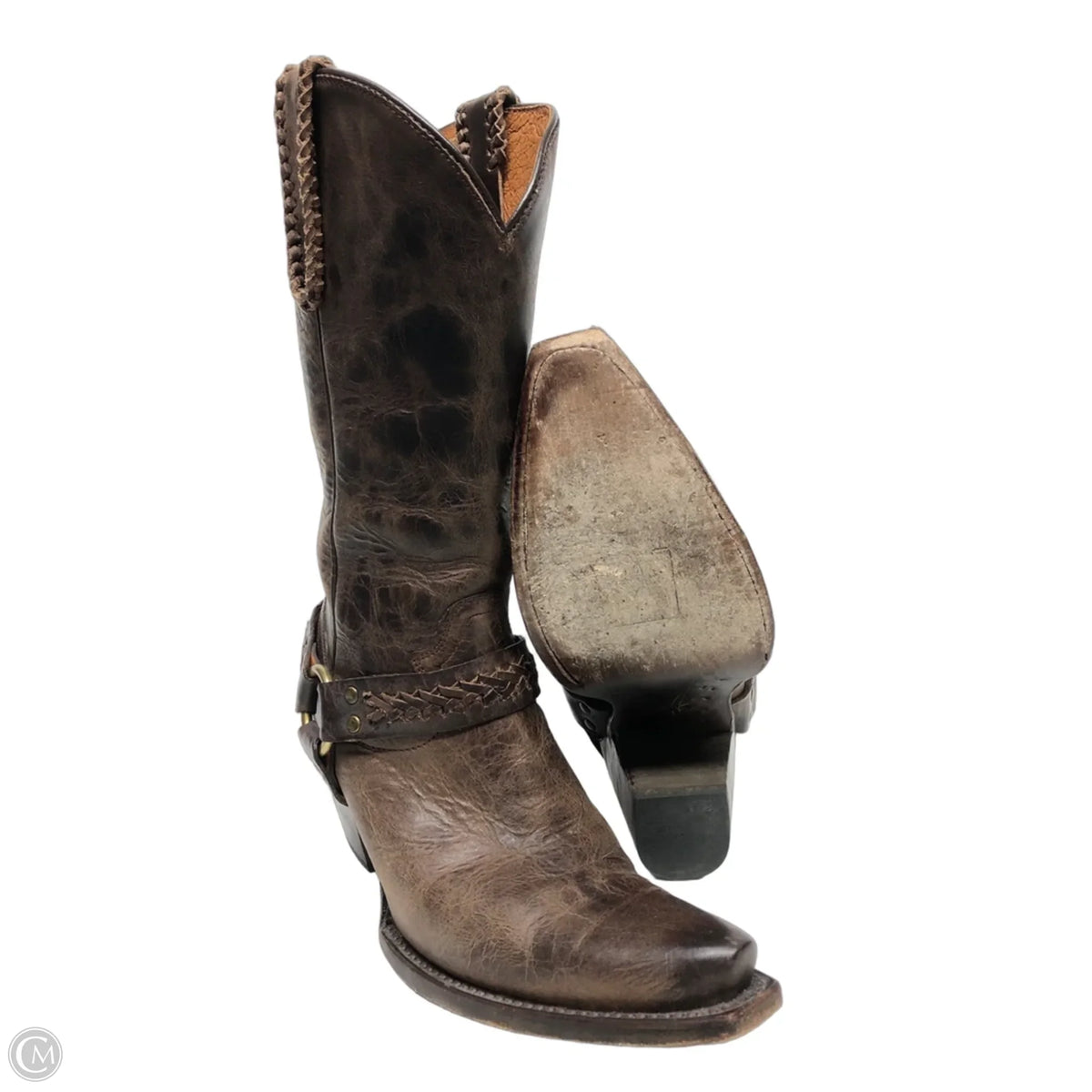 Boots Western By Cmc In Brown, Size: 8.5