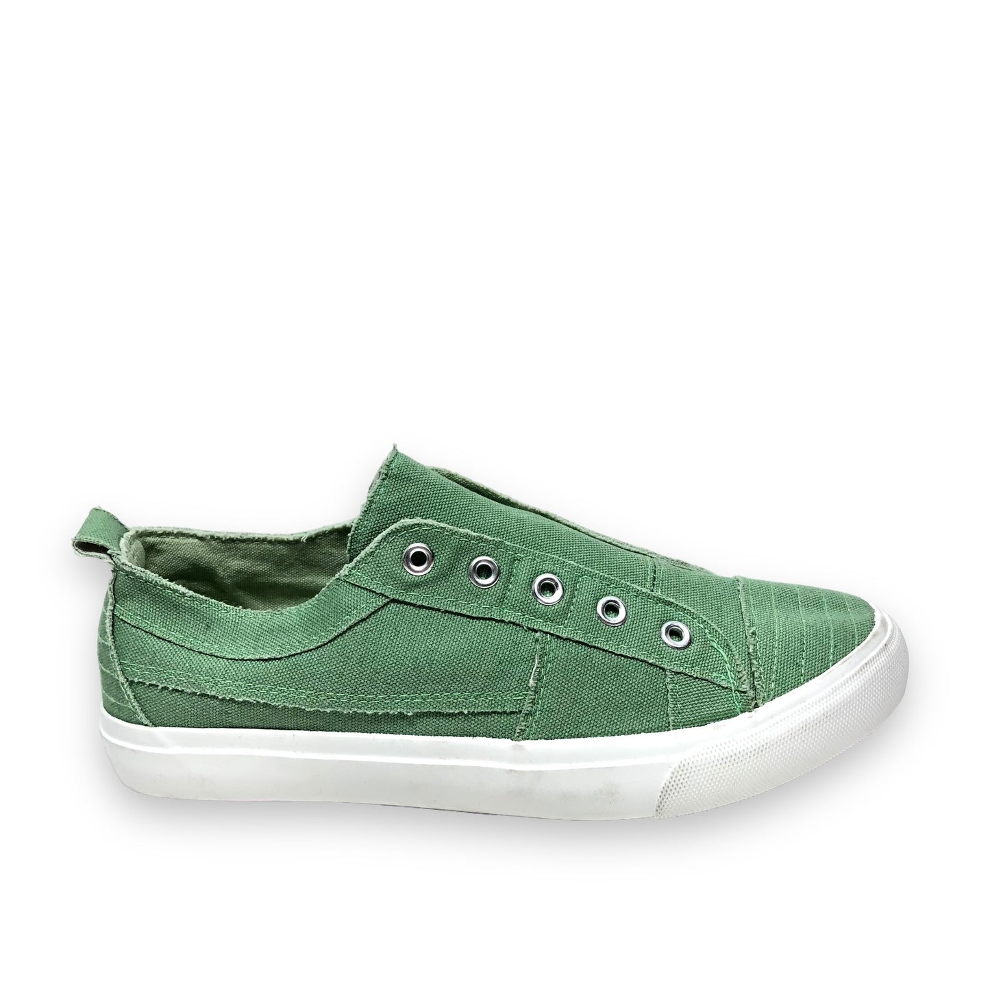 Green Shoes Sneakers Corkys, Size 9