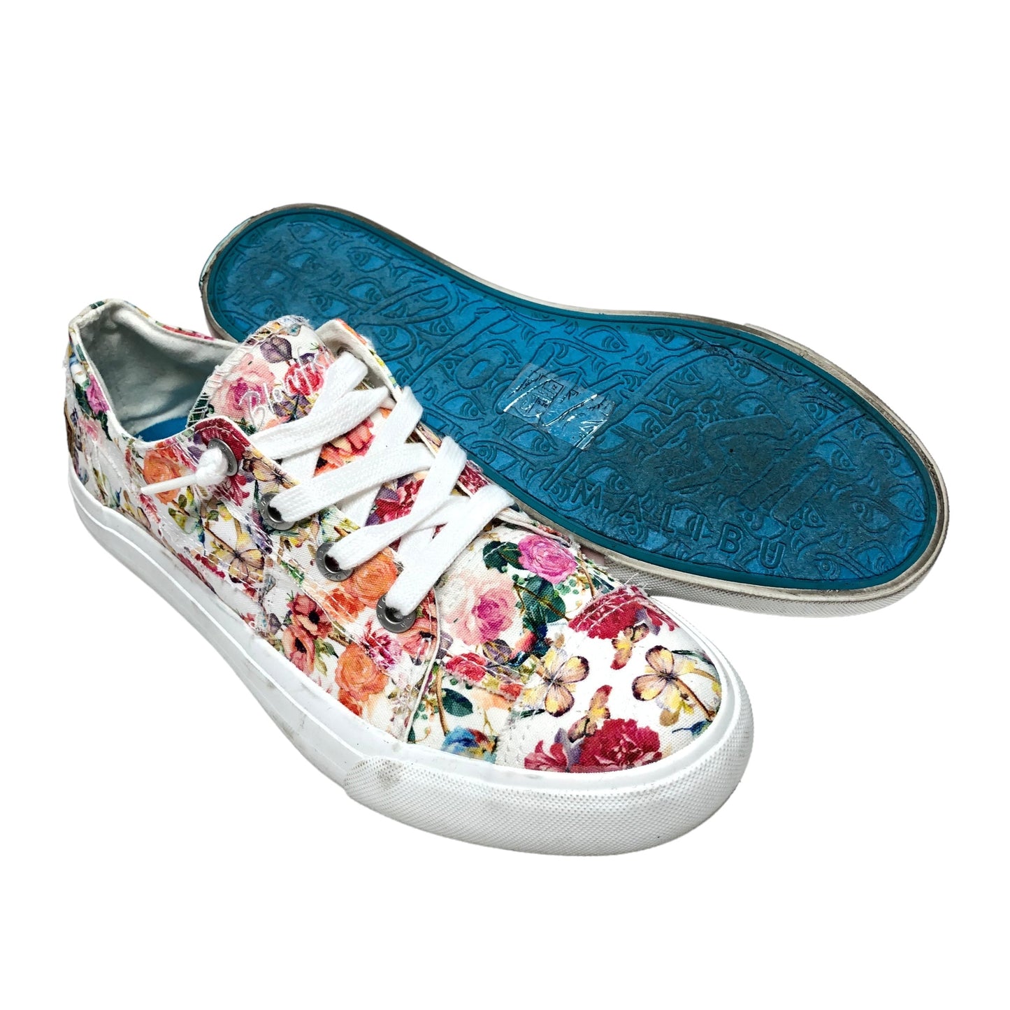 Floral Print Shoes Sneakers Blowfish, Size 9