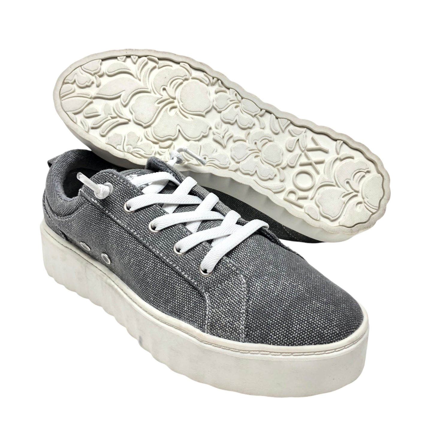 Shoes Sneakers By Roxy In Grey, Size: 10.5