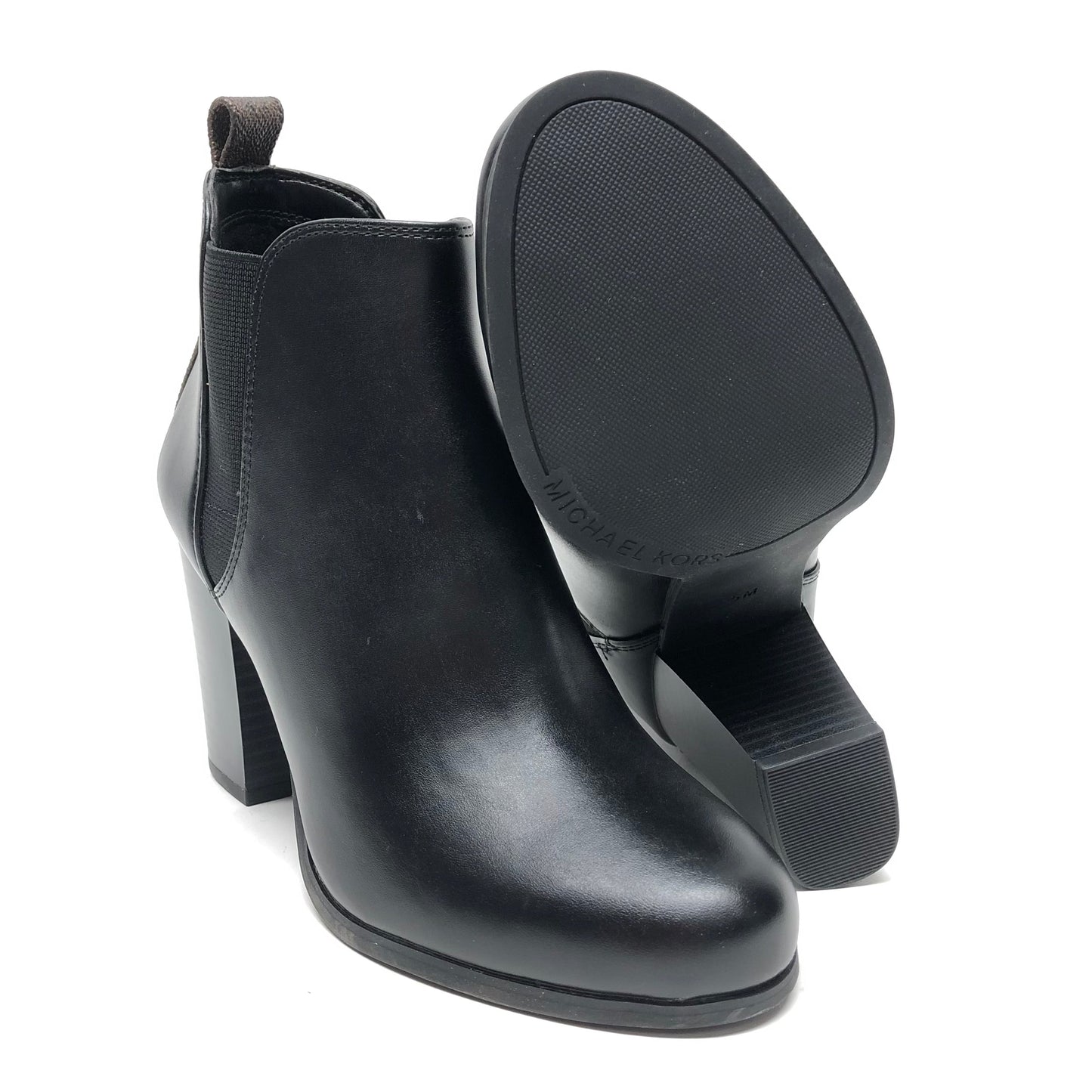 Boots Ankle Heels By Michael By Michael Kors In Black, Size: 5