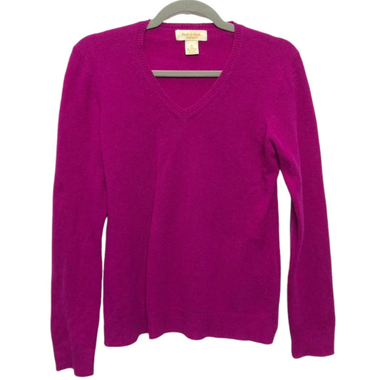 Sweater By Peck And Peck In Purple, Size: S