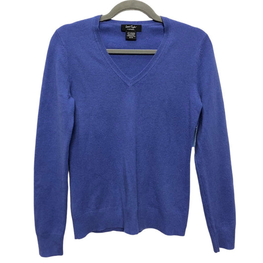 Sweater By Lord And Taylor In Blue, Size: Xs